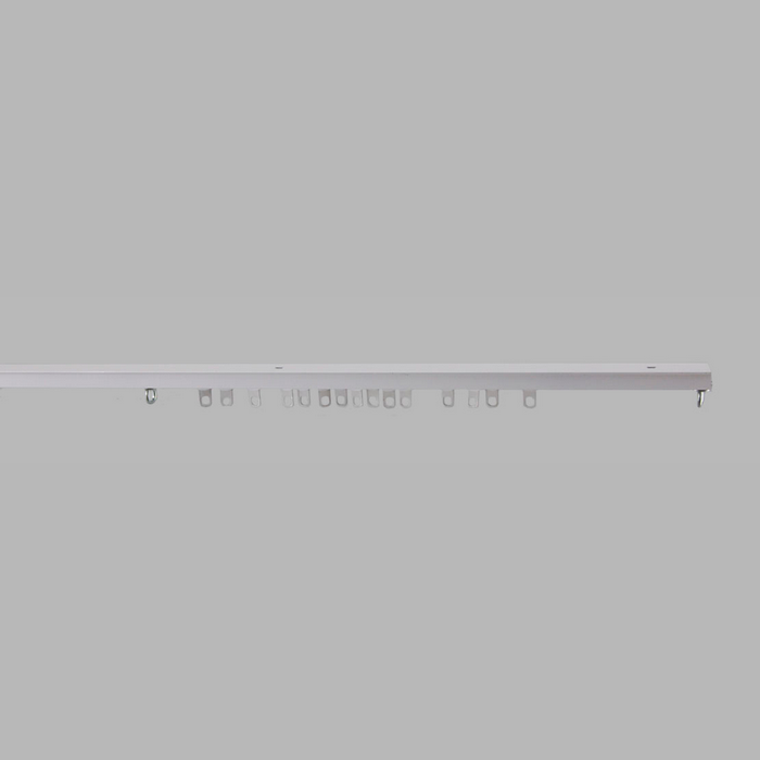 complete gordijnrails laura kleur wit in verschillende lengtes